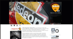 Desktop Screenshot of jedeonseguridad.com.ar